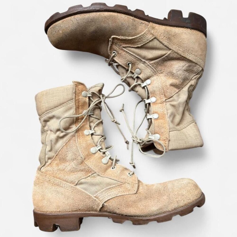 Unbranded Men's Tan and Cream Boots